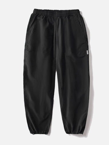 Sneakerland® - Solid Color Multiple Pockets Cargo Pants