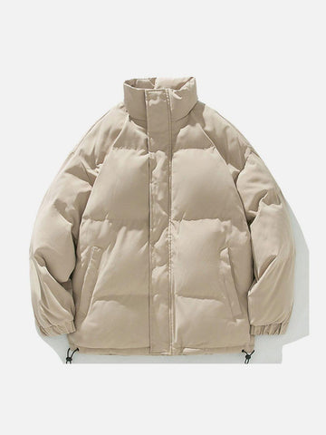 Makersluxe® - Solid Color Puffer Coat