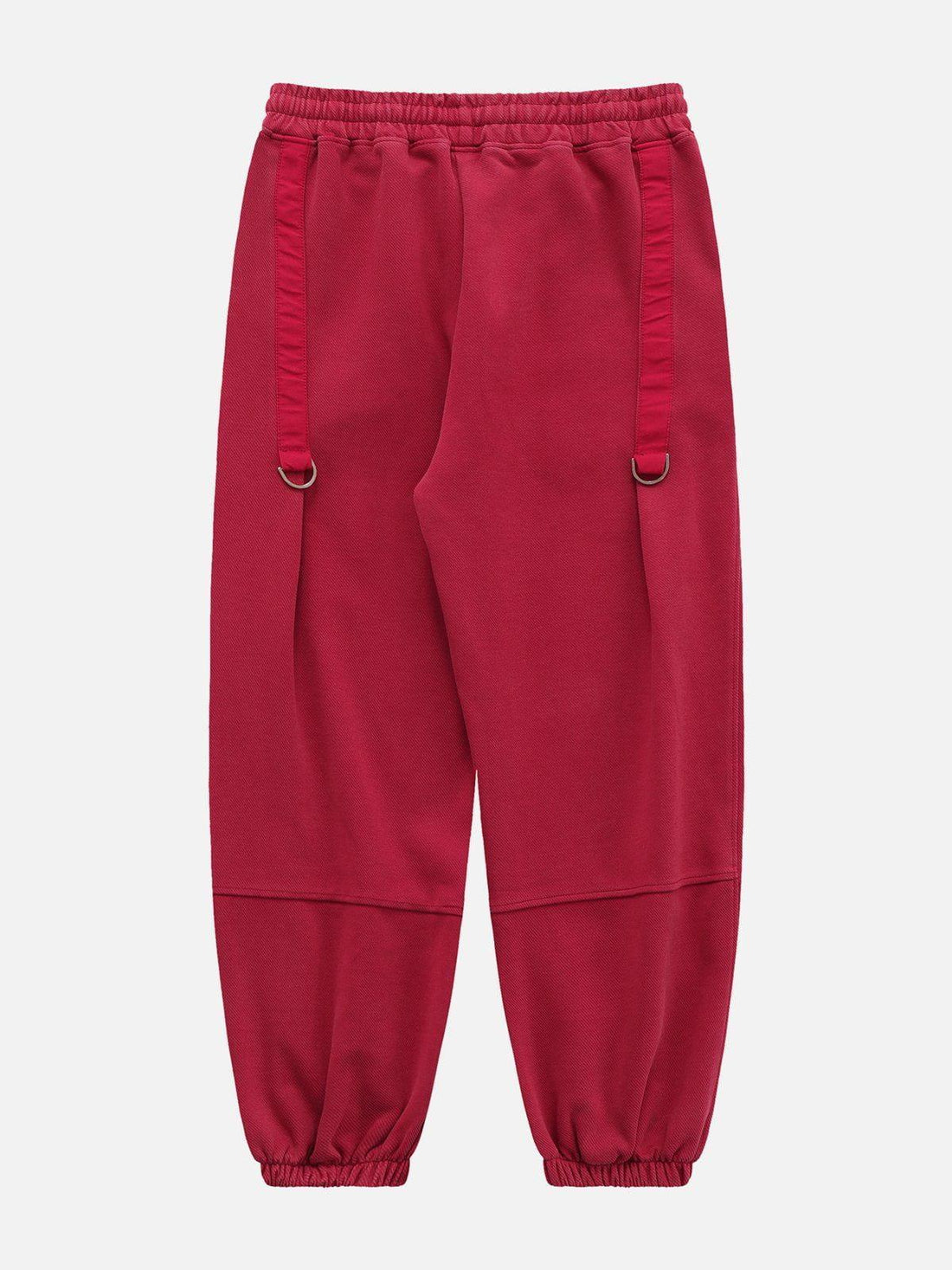 Makersluxe® - Solid Color Ruffle Sweatpants