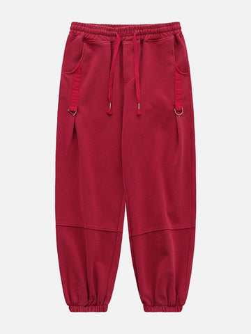 Makersluxe® - Solid Color Ruffle Sweatpants