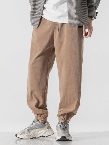 Makersluxe® - Solid Corduroy Sweatpants