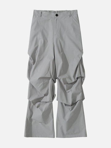 Sneakerland® - Solid Pleated Technical Cargo Pants