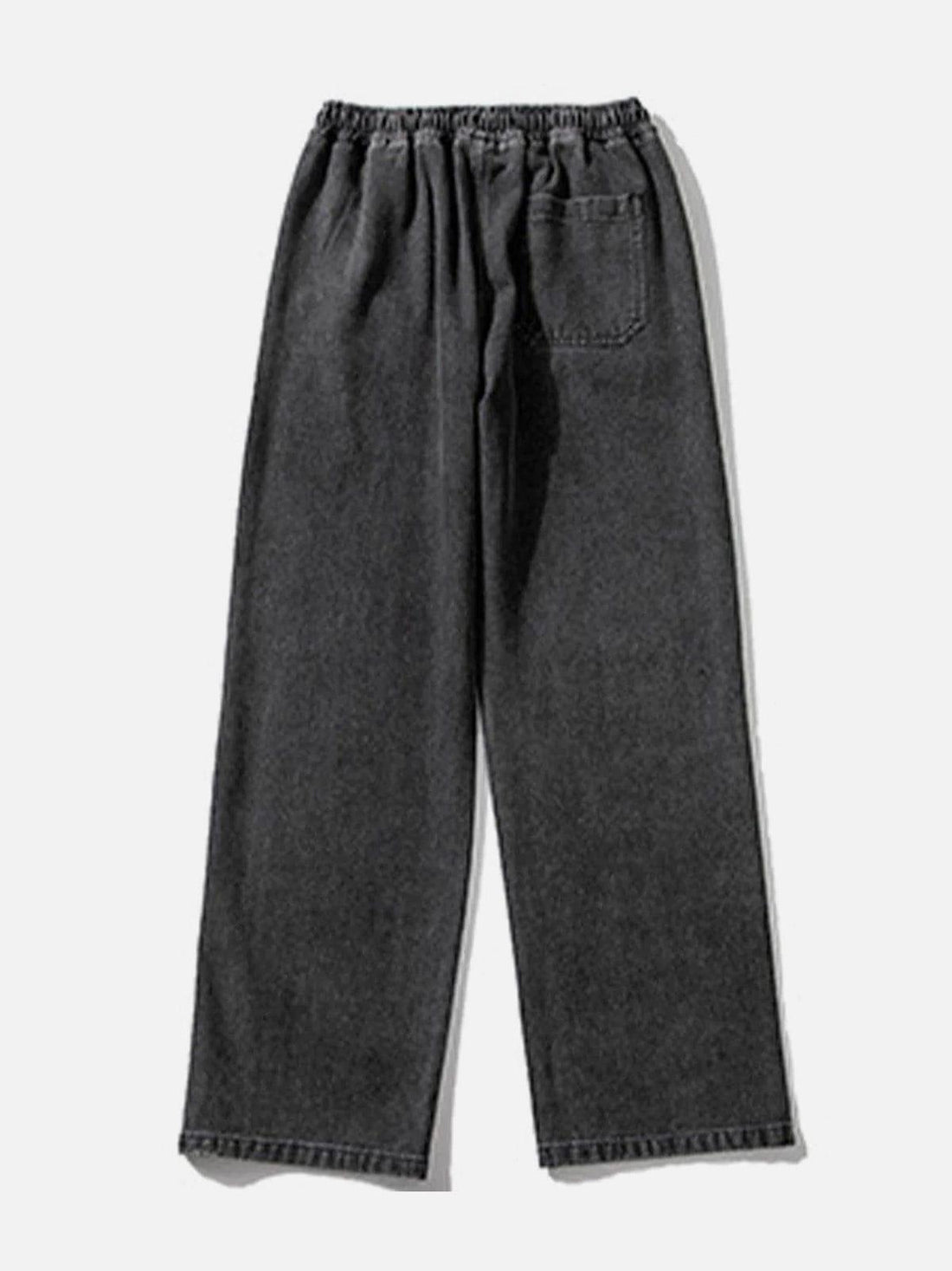 Makersluxe® - Solid Straight-leg Mopping Jeans