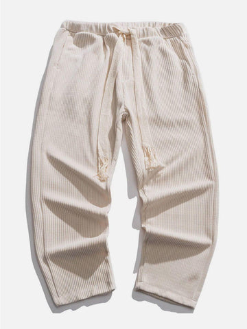 Makersluxe® - Solid Stripe Sweatpants