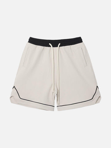 Makersluxe® - Splicing Drawstring Shorts