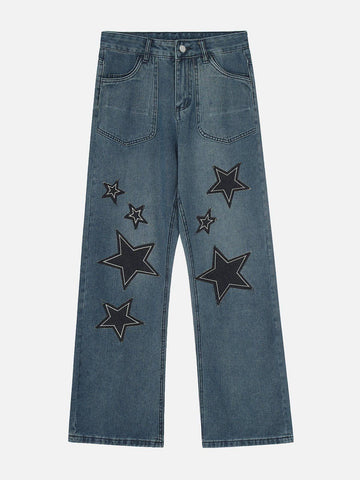 Makersluxe® - Star Collage Jeans