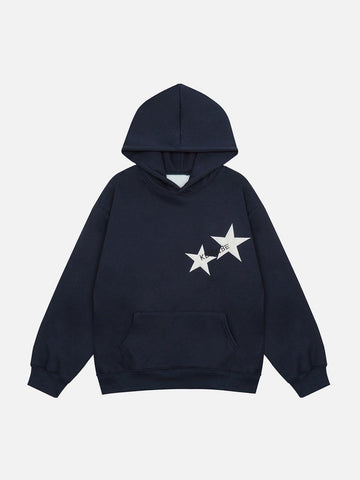 Makersluxe® - Star Print Hoodie