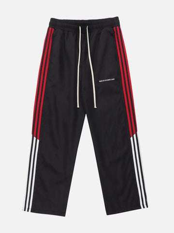 Makersluxe® - Stripe Clashing Colors Sweatpants