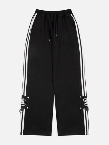 Makersluxe® - Striped Drawstring Sweatpants