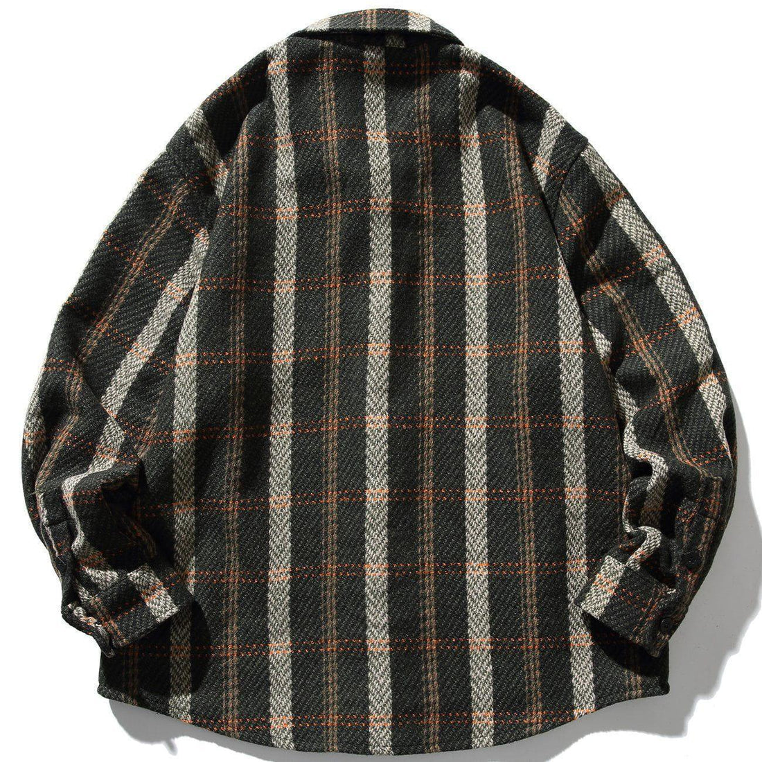 Makersluxe® - Striped Pattern Long Sleeve Shirt