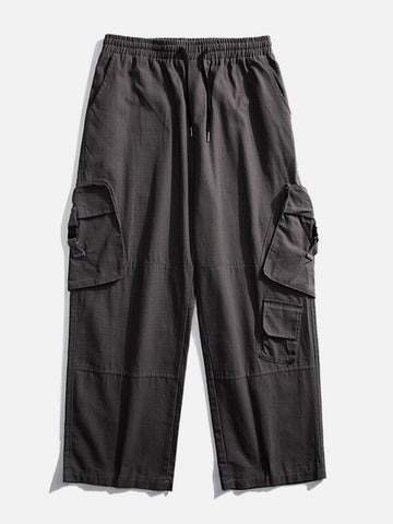 Sneakerland® - Tilt Bag Buckle Pocket Cargo Pants