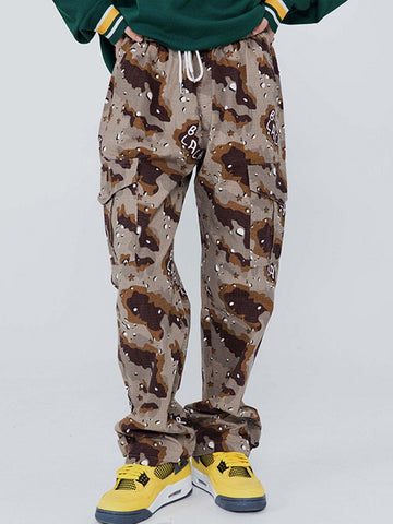 Sneakerland® - Vintage Camo Straight Cargo Pants