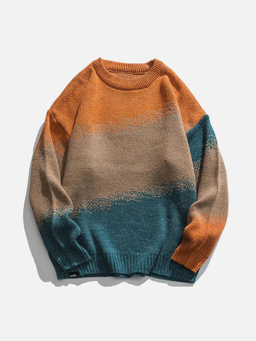 Makersluxe® - Vintage Gradient Knit Sweater