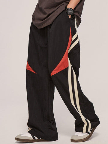 Makersluxe® - Vintage Oblique Stripe Sweatpants