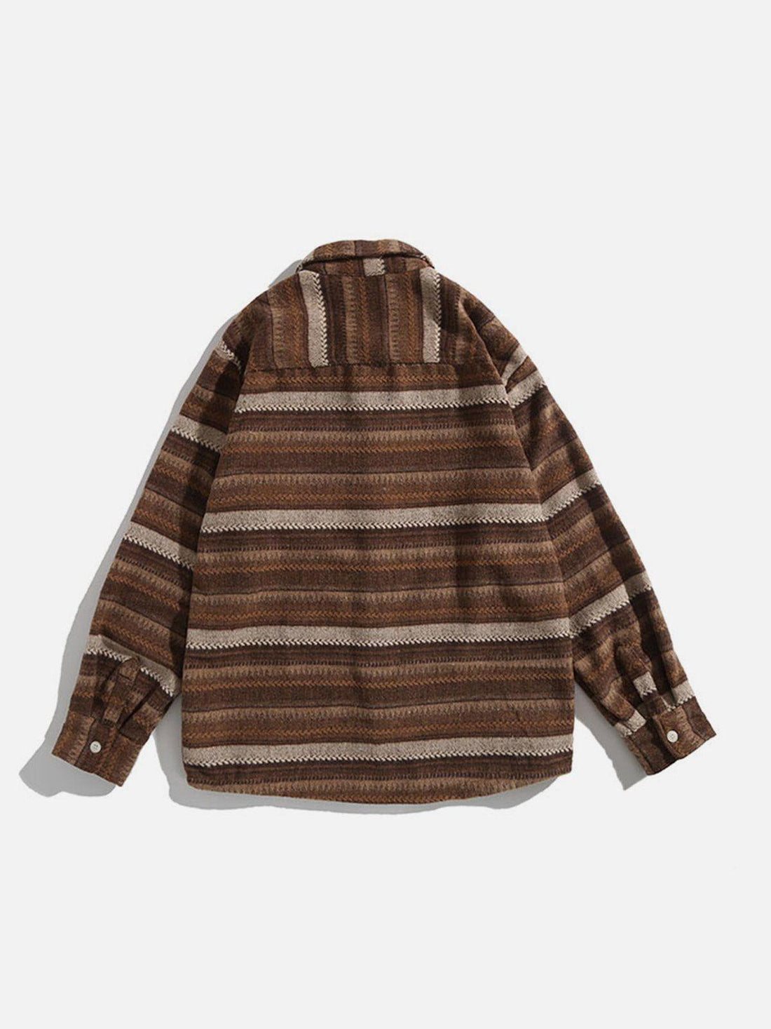Sneakerland® - Vintage Stripes Shacket