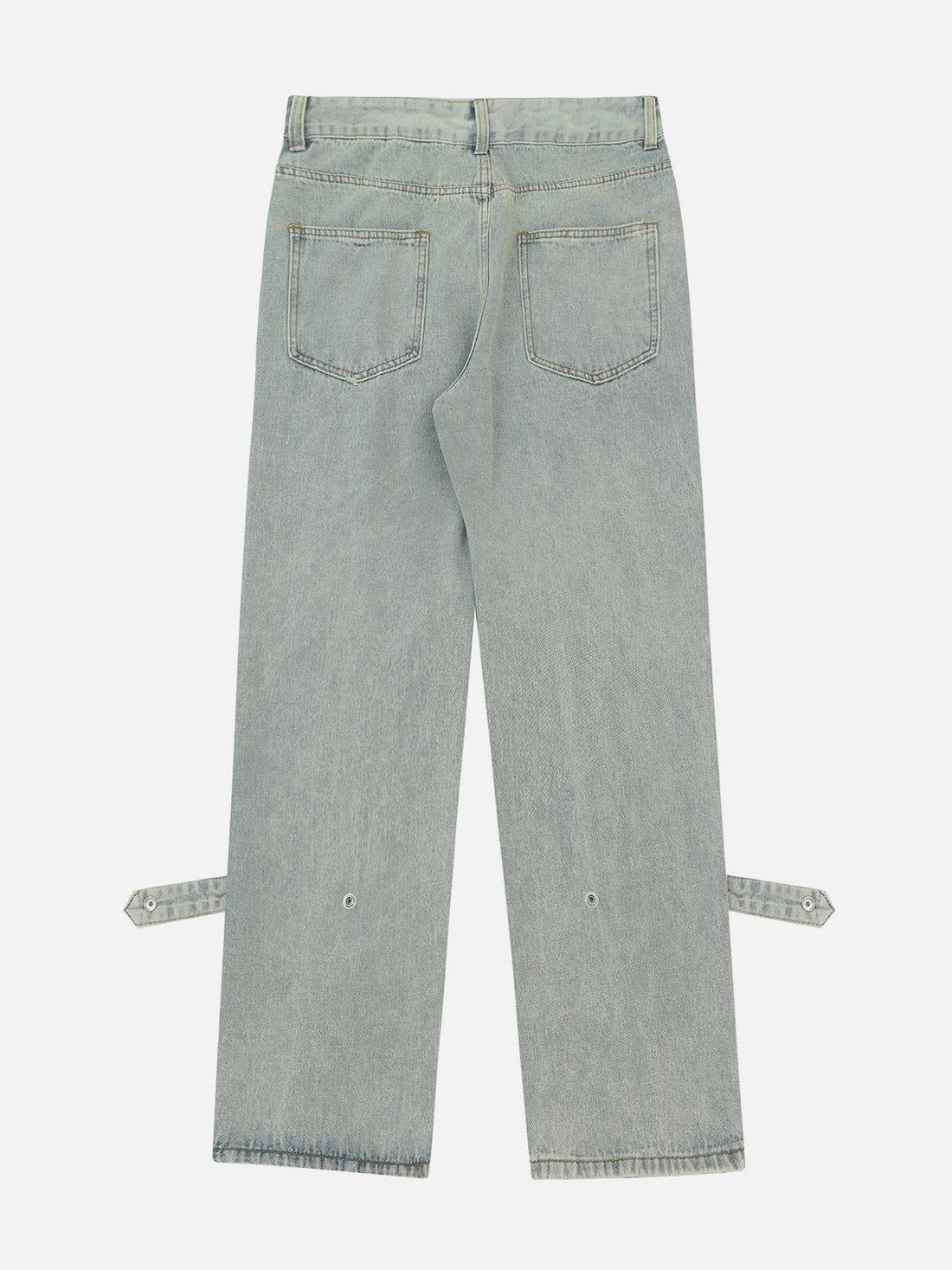 Makersluxe® - Vintage Washed Side Lock Jeans