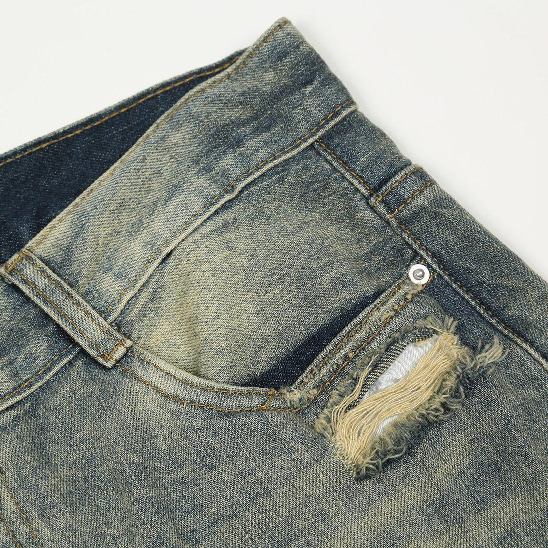 Makersluxe® - Wash Hole Jeans