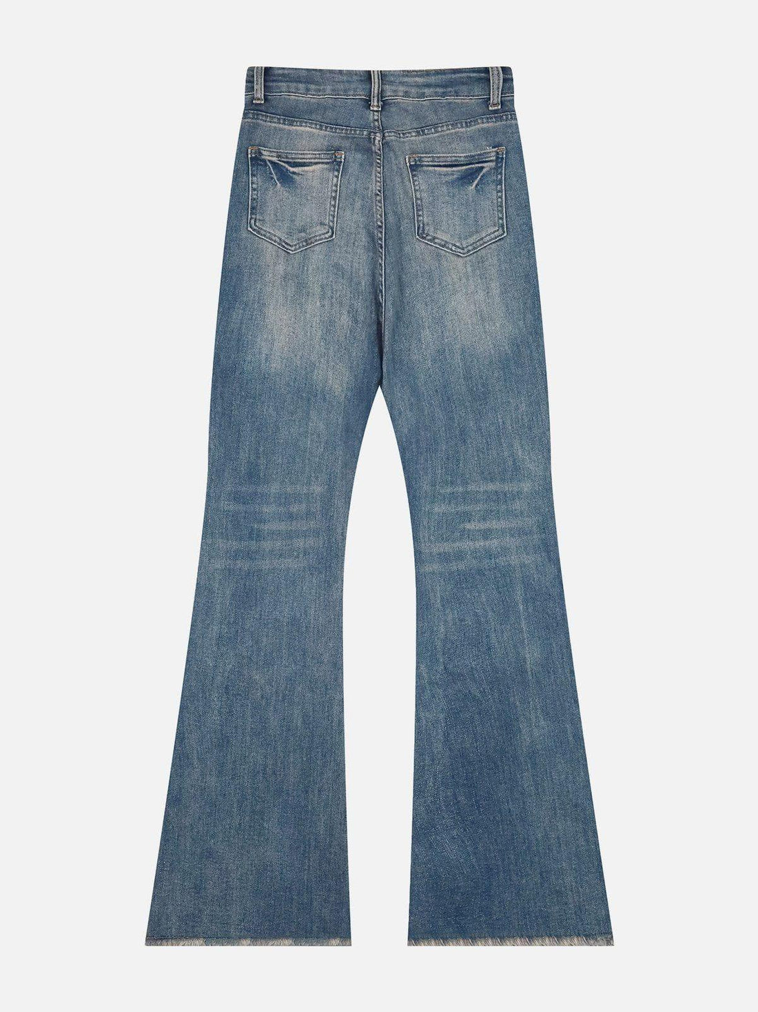 Makersluxe® - Washed Flare Jeans