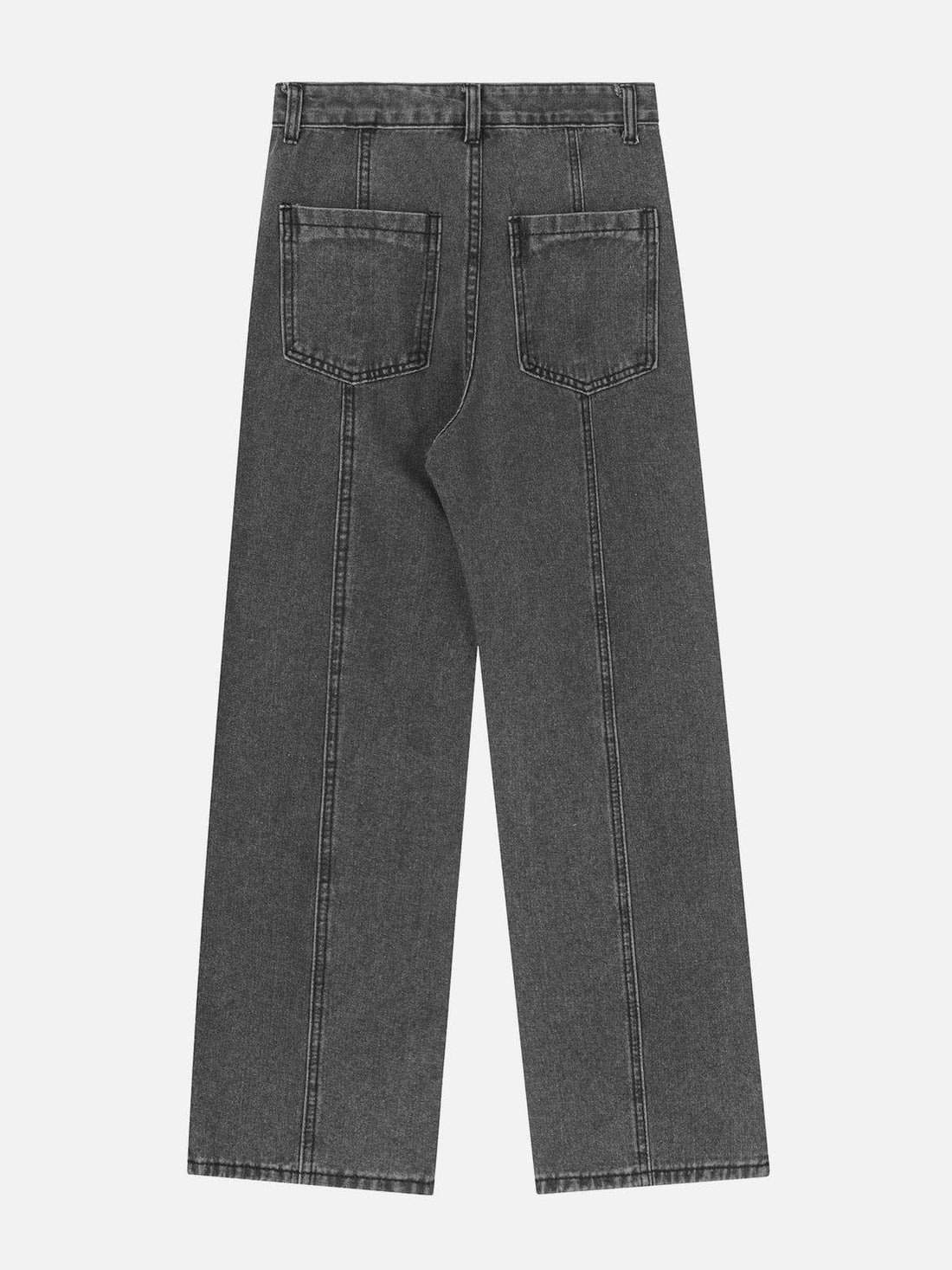 Makersluxe® - Washed Patchwork Jeans