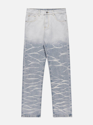 Makersluxe® - Water Ripple Gradient Jeans