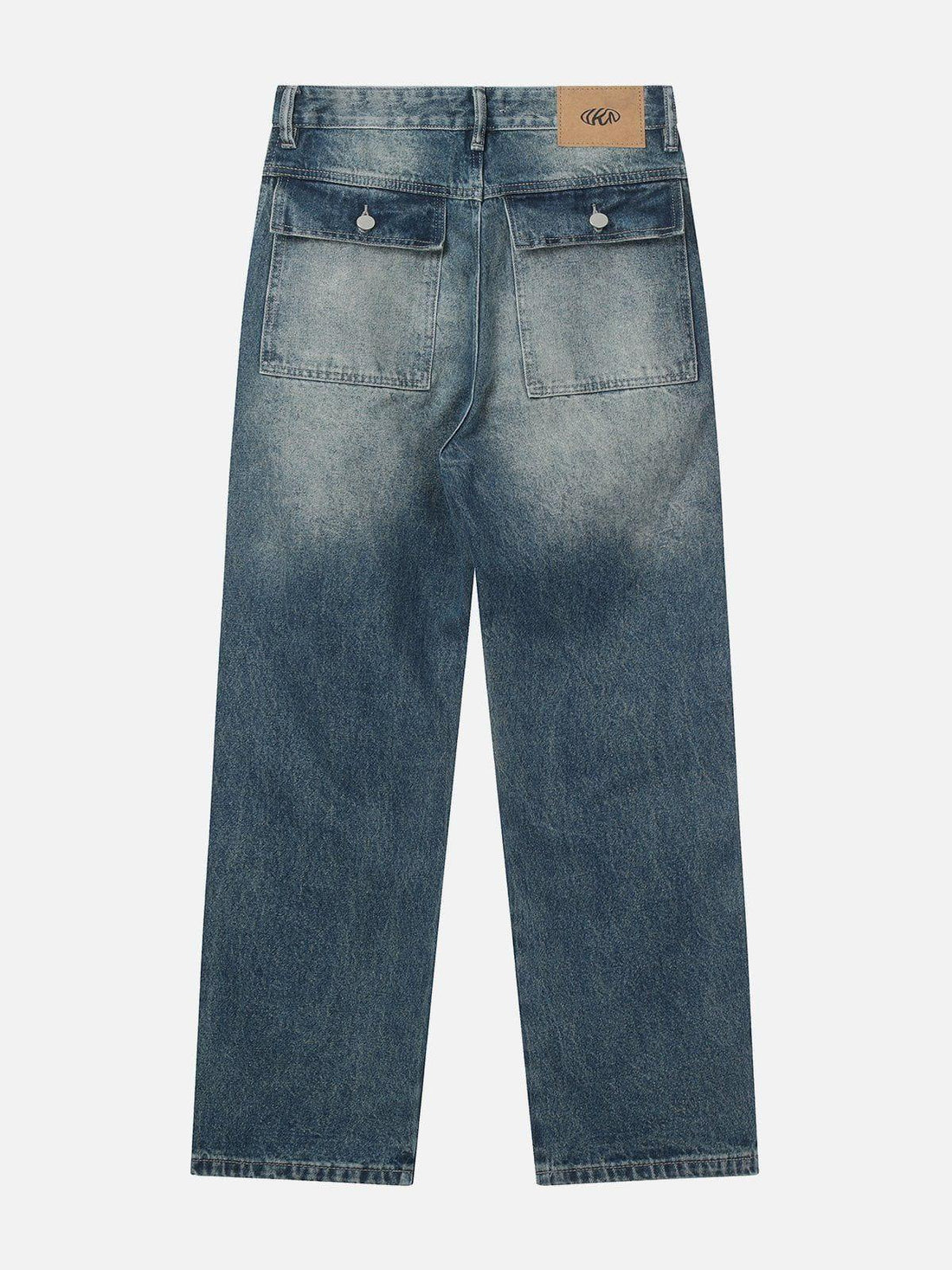 Makersluxe® - Water-washed Pleats Jeans