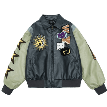 Makersluxe® - WHEEZY Baseball Jacket