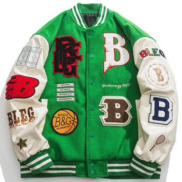 Makersluxe® - Winter Varsity Jacket Embroidery B