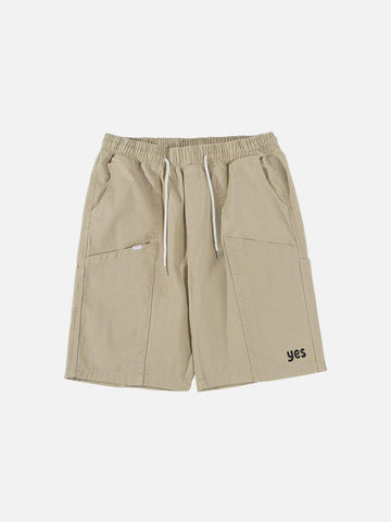 Makersluxe® - YES Embroidered Shorts
