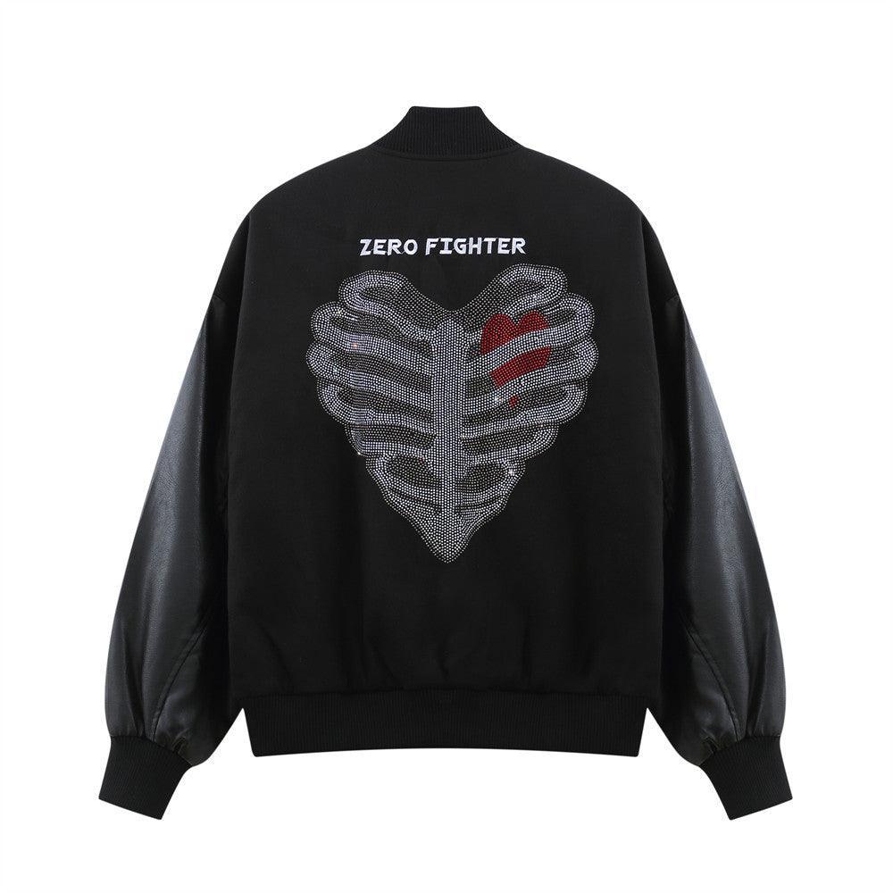 Makersluxe® - ZERO FIGHTER Baseball Jacket