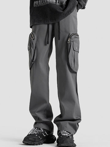 Sneakerland® - Zip Multi-Pocket Cargo Pants