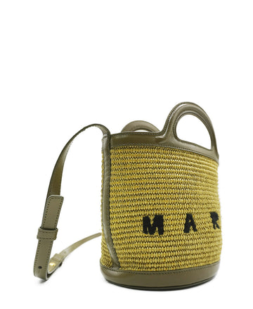Tropicalia Micro Raffia Brown, Multicolor