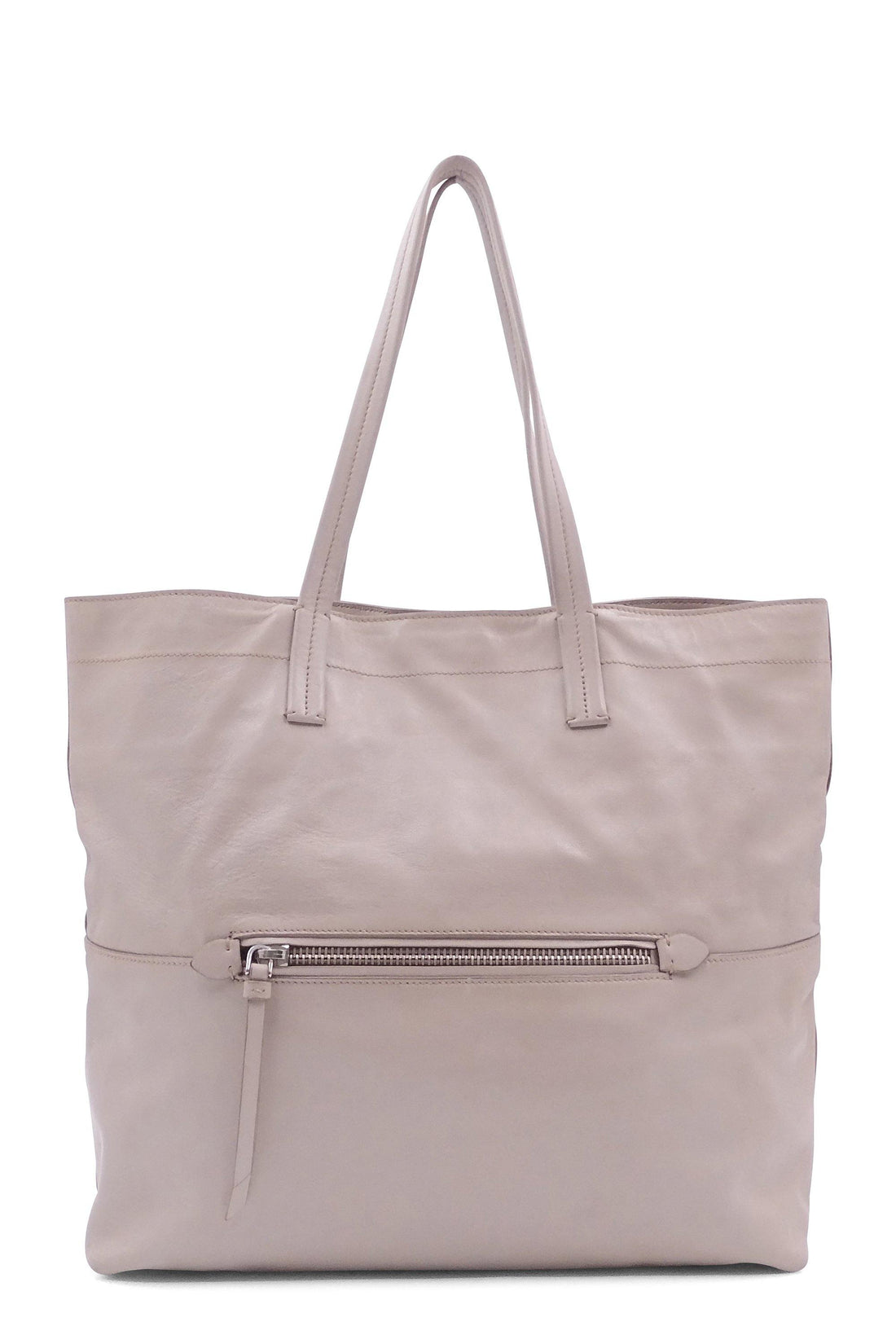 Vitello Soft Shopping Tote Pomice