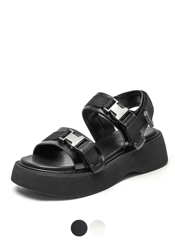 Makersluxe Shoes Pamela Women's Platform Open Toe Sandal