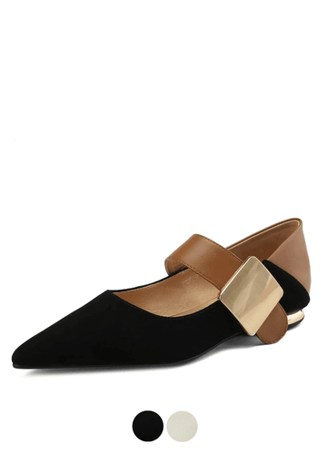 Makersluxe Shoes Naybi Women's Pointed Toe Dress Flats