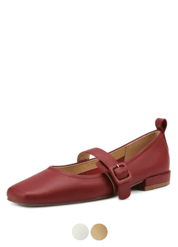 Makersluxe Shoes Zoe Women's Square Heels Pumps