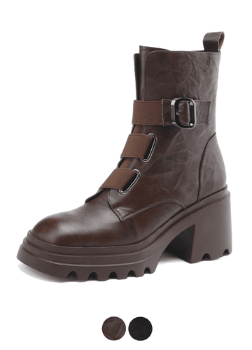 Makersluxe Shoes Mae Women's Square Toe Boots