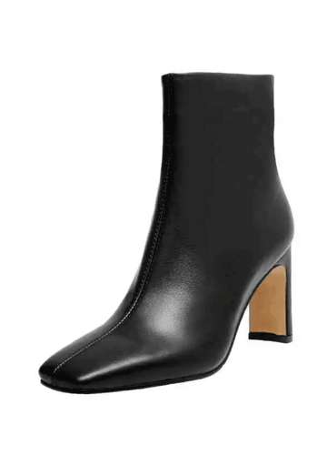 Makersluxe Shoes Maglo Women's Square Toe Ankle Boots