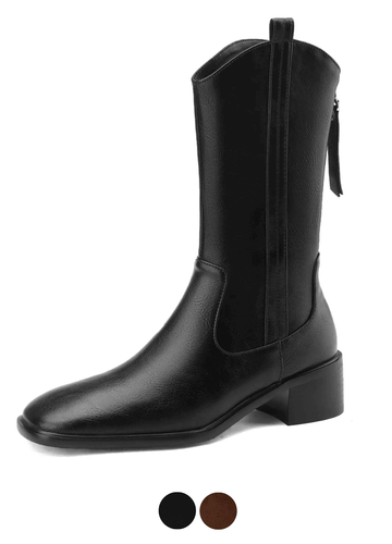 Makersluxe Shoes Renny Women's Mid Calf Boots