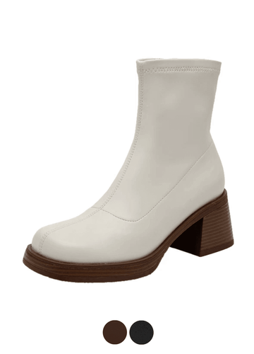 Makersluxe Shoes Maitte Women's Ankle Platform Boots