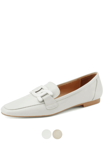 Makersluxe Shoes Loy Women's Low Heels Slip On Loafer Shoes