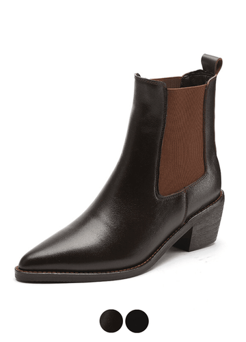 Makersluxe Shoes Olga Women's Pointed Toe Chelsea Boots