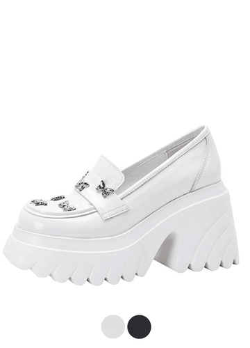 Makersluxe Shoes Oliana Women's Square Heel Platform Shoes