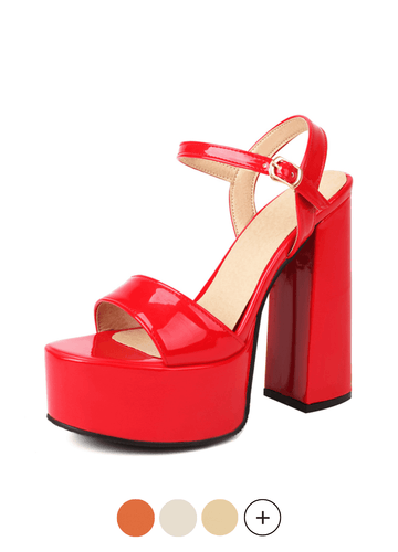 Makersluxe Shoes Marcia Women's Open Toe Platform Sandals