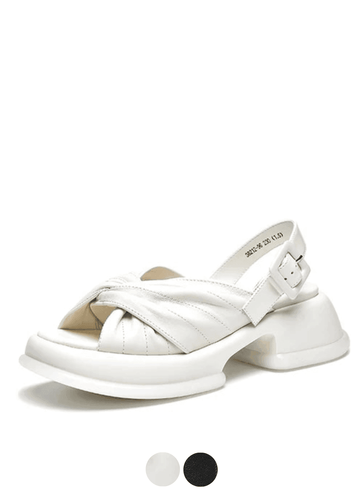 Makersluxe Shoes Gracia Women's Leather Sandal