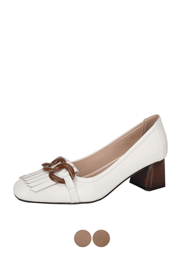 Makersluxe Shoes Marbella Women's High Square Heel Pumps