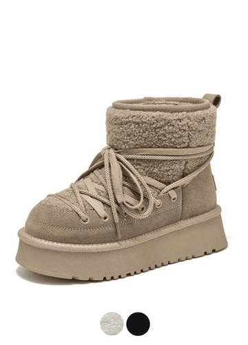 Makersluxe Shoes Salma Women's Round Toe Winter Boots
