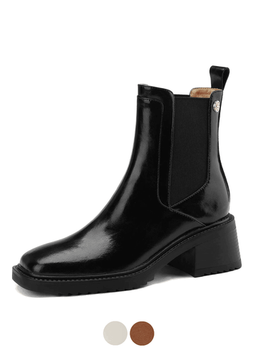 Makersluxe Shoes Corey Women's Thick Heels Autumn Chelsea Boots