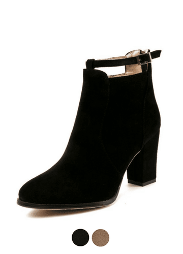 Makersluxe Shoes Kasie Women's Black Booties
