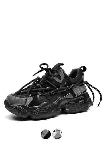 Makersluxe Shoes Oluche Women's Lace Up Sneakers
