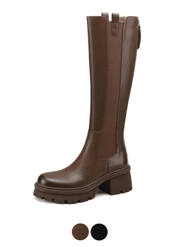 Makersluxe Shoes Cristel Women's Chelsea Long Autumn Boots